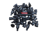 Ignition Wire Distributor Socket style Boot Silicone Black 180 Degree, 7-8mm