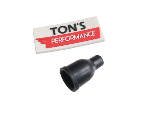 Ignition Wire Distributor Socket style Boot Silicone Black 180 Degree - 7MM