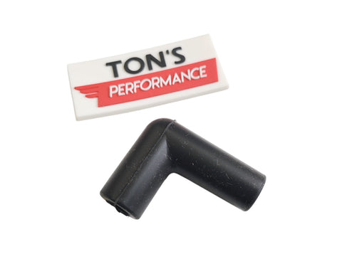 7-8mm Spark Plug Boot 90 Degree right angle smooth