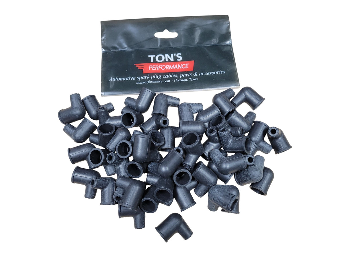 Boot Socket Ignition Distributor Socket style Boot Silicone Black 90 Degree - 7mm ...