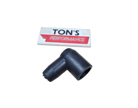 Ignition Distributor Socket style Boot Silicone Black 90 Degree - 7-8mm