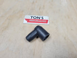 Ignition Distributor Socket style Boot Silicone Black 90 Degree