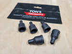 Ignition Wire Distributor Socket style Boot Silicone Black 180 Degree, 7-8mm