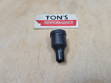 Ignition Wire Distributor Socket style Boot Silicone Black 180 Degree, 7-8mm