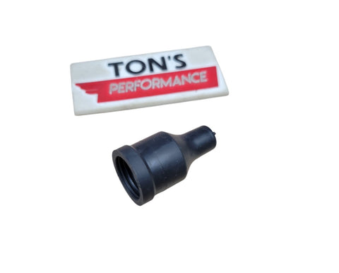 Cable de encendido Distribuidor Estilo zócalo Bota Silicona Negro 180 grados - 7MM 