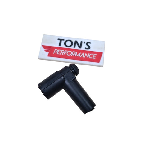 Spark Plug Wire Boot Right Angle 90 Degree For HEI Cap Black