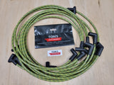 Vintage Cloth Braided spark plug wire set for Small Block Chevy / SBC