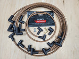 Vintage Cloth Braided spark plug wire set for Small Block Chevy / SBC