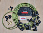 Vintage Cloth Braided spark plug wire set for Small Block Chevy / SBC