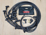Vintage Cloth Braided spark plug wire set for Small Block Chevy / SBC