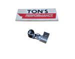 Stainless Steel Spark Plug & HEI Wire Terminal Right angle 90 degree Dual Crimp