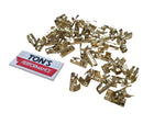 180 degree straight distributor/coil terminal brass