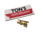 180 degree straight distributor/coil terminal brass