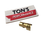 180 degree straight distributor/coil terminal brass