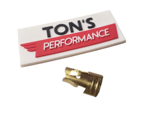 180 degree straight distributor/coil terminal brass