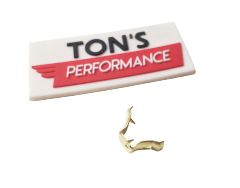 High tension distributor/coil terminal old style brass