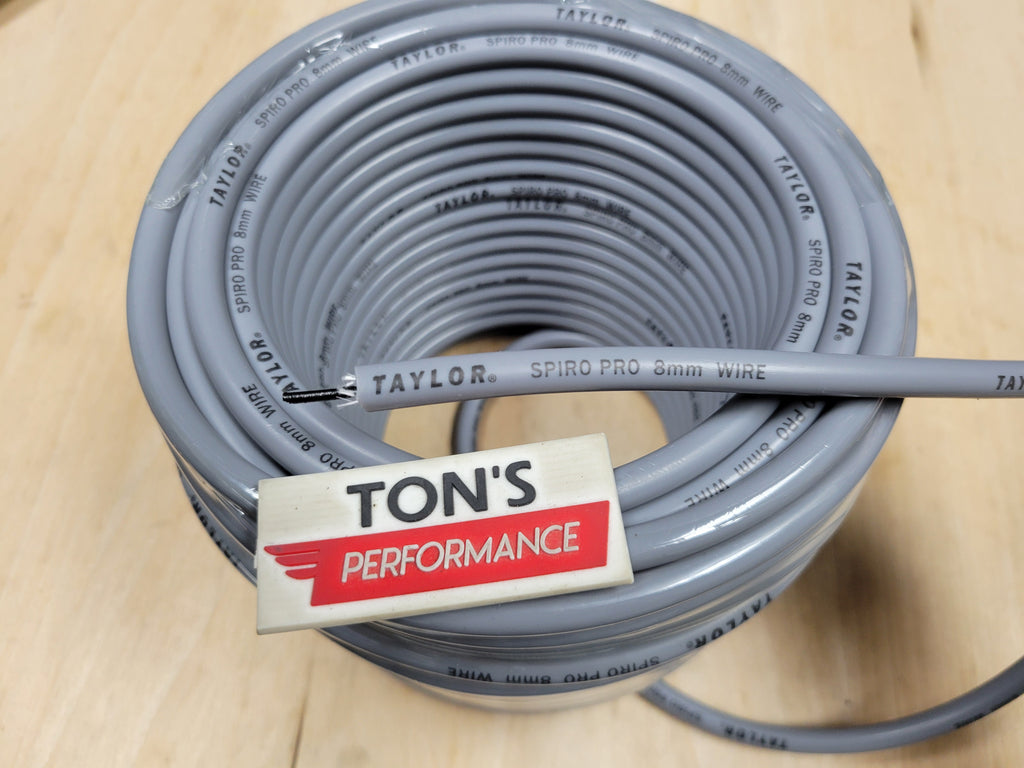 Taylor 8mm Spiro-Pro 100% Silicone Spark Plug wire [Sold By The Foot ...