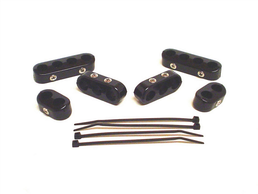 Spark Plug Wire Separator Clamp Set For 8mm 9mm 10mm HT Leads RED | UK Spark Plug Wire Separator Clamp Set For 8mm 9mm 10mm HT Leads RED | UK