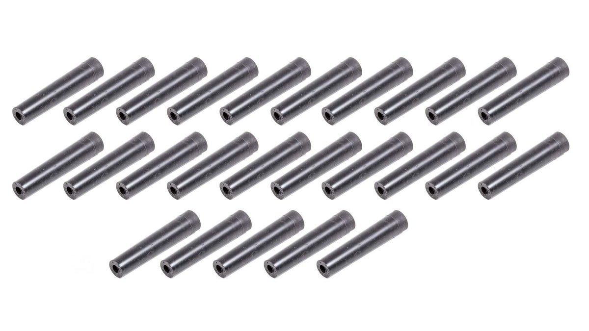 25-Pack Ignition Spark Plug Wire Boots - Straight 180 Degree, For 7mm/8mm Wires