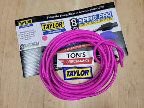 Ton's 8mm Orange silicone SOLID WIRE CORE SPARK PLUG WIRE by the foot 0 Ton's 8mm Orange silicone SOLID WIRE CORE SPARK PLUG WIRE by the foot 0