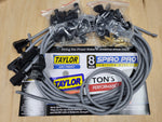 Universal Taylor 8mm Spiro-Pro Ignition Spark Plug Wire kit - Ford / Chevy