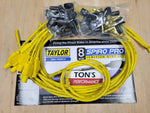 Universal Taylor 8mm Spiro-Pro Ignition Spark Plug Wire kit - Ford / Chevy