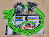 Universal Taylor 8mm Spiro-Pro Ignition Spark Plug Wire kit - Ford / Chevy