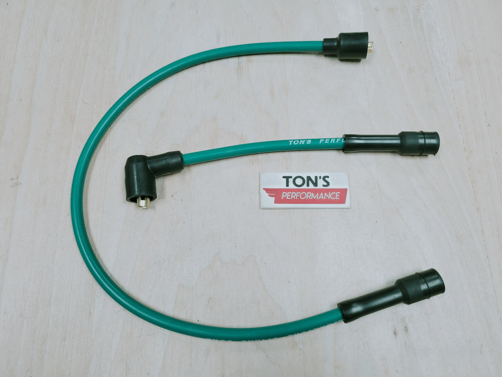 7mm Silicone Spark Plug Wires – Yellow – Fits Harley Sportster 883/1200 (1995-2003) – Coil Relocation