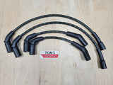 Cables de bujía trenzados de tela Harley Softail 2018+ CABLES DE LONGITUD OEM DE REEMPLAZO