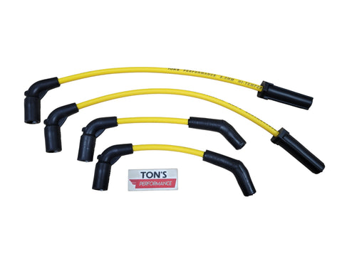 8mm Ton's Silicone Spark plug wires for M8 2018+ Harley Davidson Softail or 2024+ Road King ST / CVO Street Glide