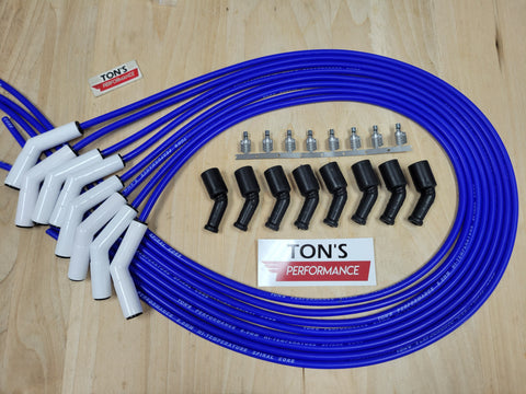 Cables de bujía Ton's BOTA CERÁMICA blanca UNIVERSAL LS 4.8L 5.3L 6.0L