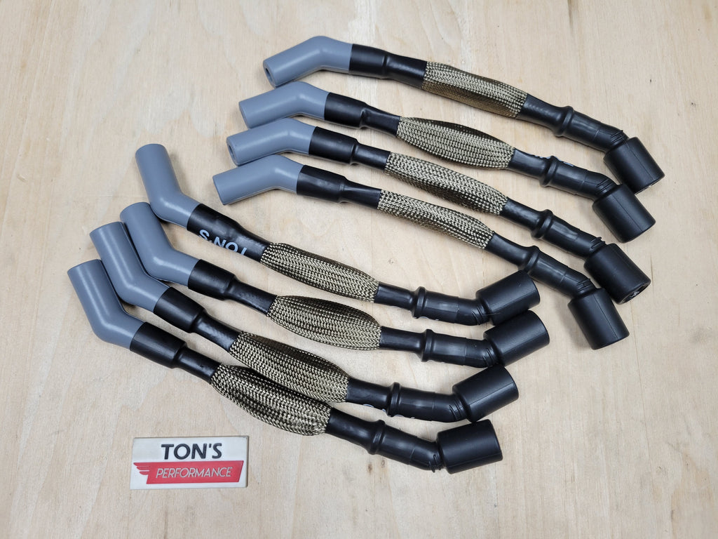 thumbnail image 2 of Ton’s Performance 10mm Spark Plug Wire Set – LS1 LS2 LS3 LS6 Camaro Corvette (Red) 2 of 4