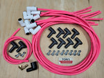 Ton's Spark Plug Wires White CERAMIC BOOT UNIVERSAL Ford/Chevy Small/Big Block