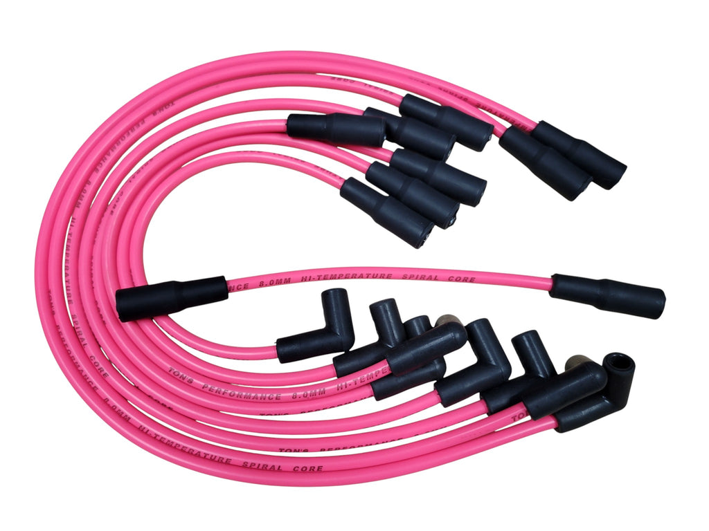 All Black Ton's 10mm Ceramic LS Spark Plug Wire Set 45 Chevy Corvette Camaro GMC All Black Ton's 10mm Ceramic LS Spark Plug Wire Set 45 Chevy Corvette Camaro GMC