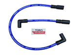 Ton's 10mm Spark Plug Wires - Harley Dyna Softail 1999 - 2017 / PAIR OF REPLACEMENT OEM LENGTH WIRES