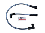 Ton's 10mm Spark Plug Wires - Harley Dyna Softail 1999 - 2017 / PAIR OF REPLACEMENT OEM LENGTH WIRES