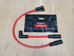 Ton's 8.5mm Race Series Spark Plug Wires - Harley Dyna Softail 1999 - 2017 / PAIR OF REPLACEMENT OEM LENGTH WIRES