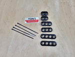 Ton's Performance Clamp-On Wire Separators for 10mm Ignition Cable Nylon Kit