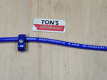 Ton's Performance Clamp-On Wire Separators for 7-8mm Ignition Cable Nylon Kit RED / BLACK / BLUE