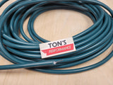Ton's 8mm Spark Plug Wires White CERAMIC BOOT UNIVERSAL Ford/Chevy Small/Big Block