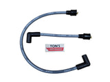 Ton's 10mm Spark Plug Wires - Harley Dyna Softail 1986 - 1998 / PAIR OF REPLACEMENT OEM LENGTH WIRES
