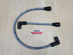 Cables de bujía de 10 mm de Ton's - Harley Dyna Softail 1986 - 1998 / PAR DE CABLES DE RECAMBIO DE LONGITUD OEM