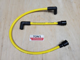 Cables de bujía de 10 mm de Ton's - Harley Dyna Softail 1986 - 1998 / PAR DE CABLES DE RECAMBIO DE LONGITUD OEM