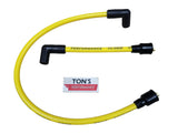 Ton's 10mm Spark Plug Wires - Harley Dyna Softail 1986 - 1998 / PAIR OF REPLACEMENT OEM LENGTH WIRES