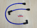 Cables de bujía de 8 mm de Ton's - Harley Dyna Softail 1986 - 1998 / PAR DE CABLES DE RECAMBIO DE LONGITUD OEM