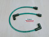 Cables de bujía de 8 mm de Ton's - Harley Dyna Softail 1986 - 1998 / PAR DE CABLES DE RECAMBIO DE LONGITUD OEM