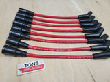 Ton's 8mm Silicone Spark Plug Wire Set 11" Ford 7.3L GODZILLA 2020+