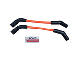 Ton's 10mm Spark Plug Wires 2008-2016 Harley FXCW FXCWC FXS FXSB Breakout Rocker C