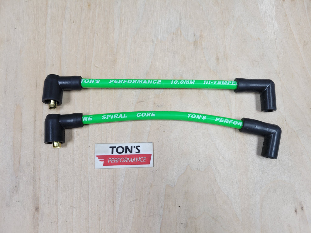 Ton's 10mm Spark Plug Wires - Harley Dyna Softail 1986 - 1998 / PAIR O Replacement Oem Length Wires - Foto 14