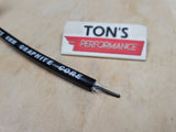 Cable de bujía de silicona con núcleo de grafito de 8 mm Performance de Ton's [se vende por pie]